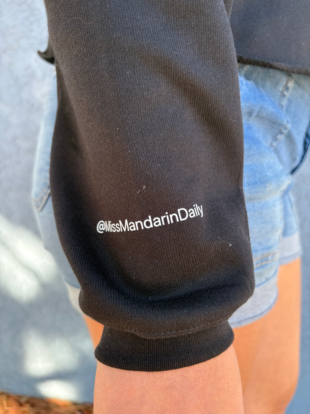 Women’s cropped hoodie